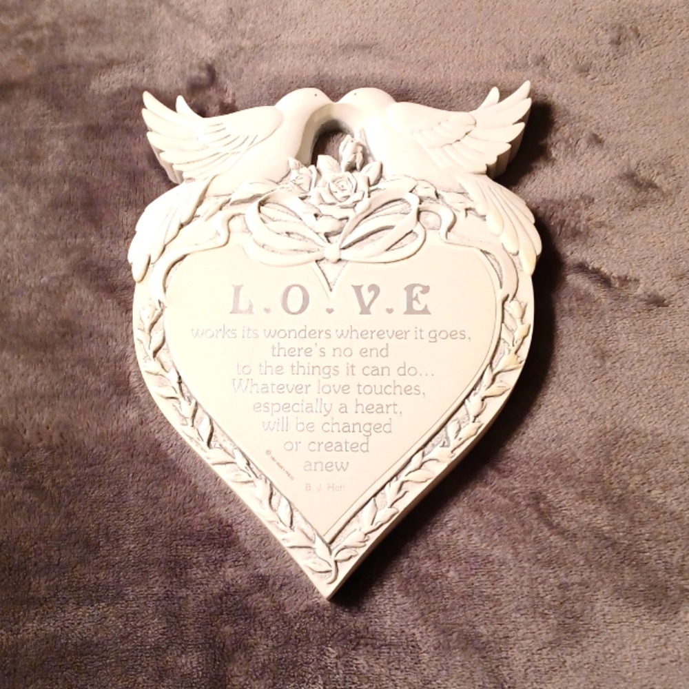 Vintage LOVE Plaque